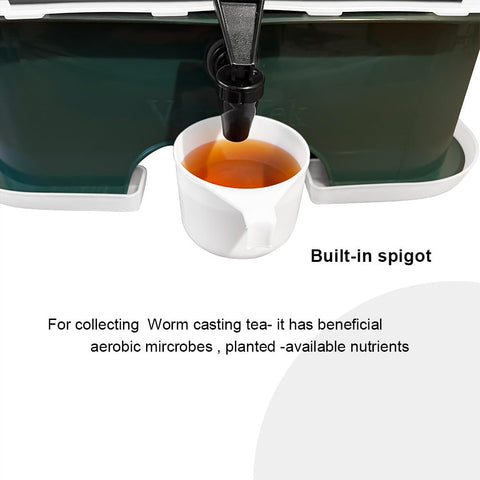 VermiHut Plus moisture control helps steady composting conditions.