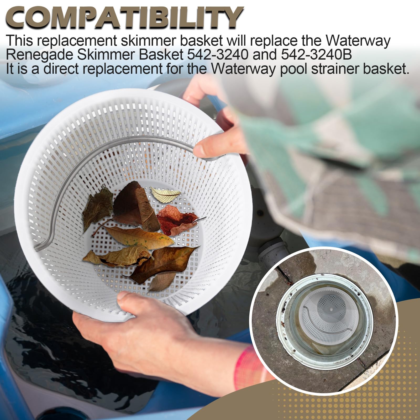 Verplexter basket durable plastic construction resists chemicals for long-lasting performance