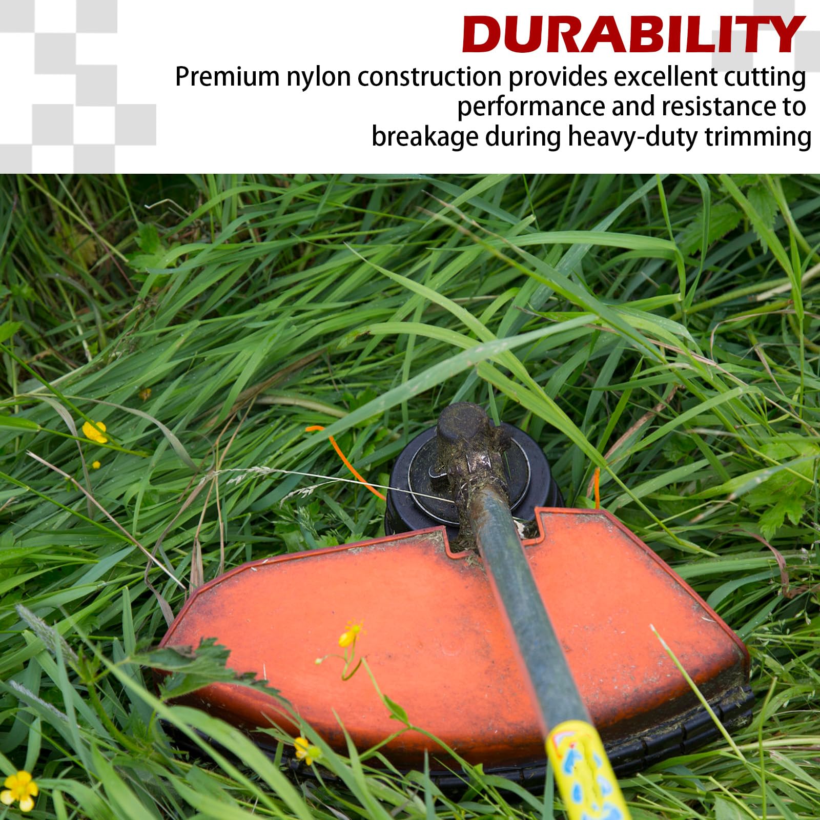 Verplexter nylon trimmer line 0-095 inch diameter for precise cuts.