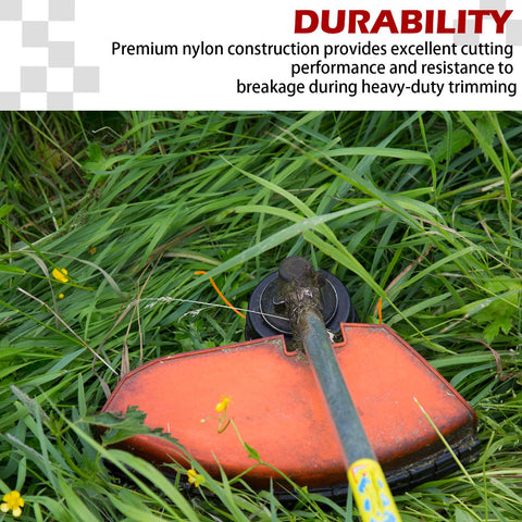 Verplexter nylon trimmer line 0-095 inch diameter for precise cuts.