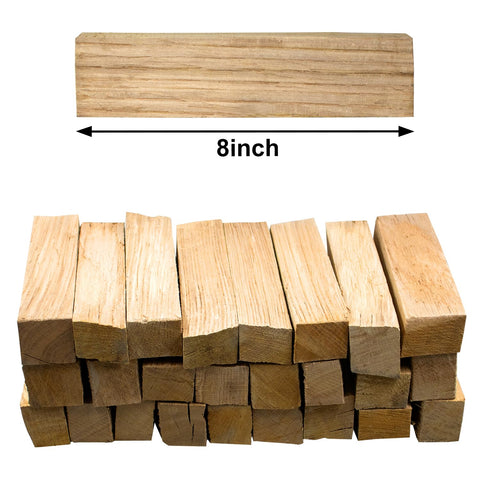 VERSAWOOD oak firewood 8-inch log in oven scene highlighting compact size.