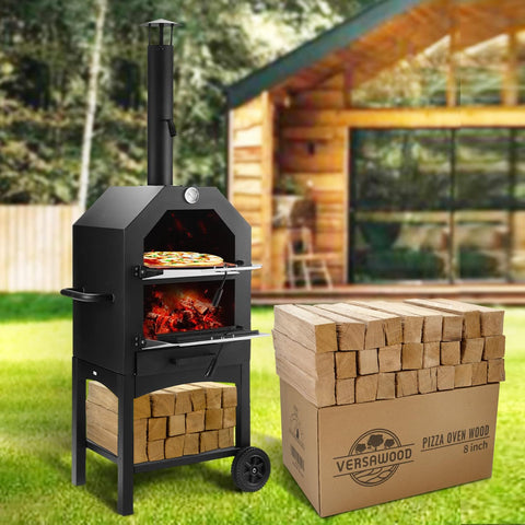 VERSAWOOD sustainable oak forest sourcing emphasizes eco-friendly cooking wood.