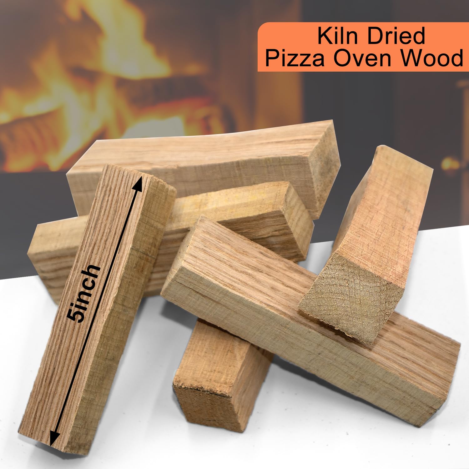 VERSAWOOD 12lb oak firewood pack provides steady heat for pizza ovens.