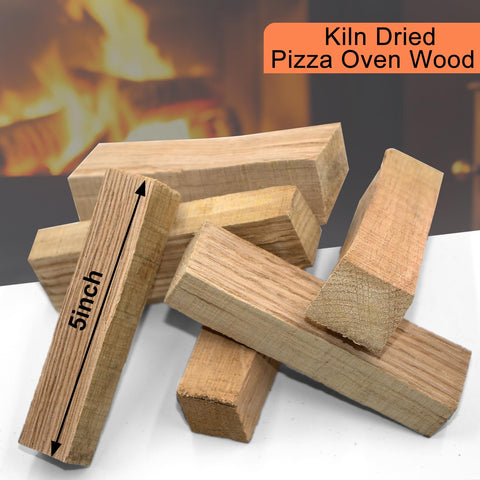 VERSAWOOD 12lb oak firewood pack provides steady heat for pizza ovens.