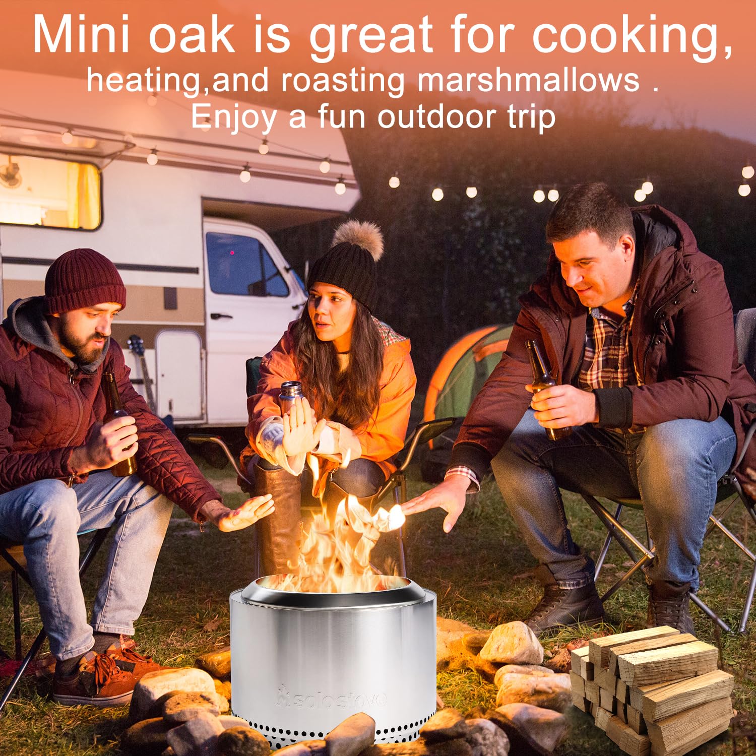 VERSAWOOD eco-friendly oak firewood supports flavor while sustainable sourcing.