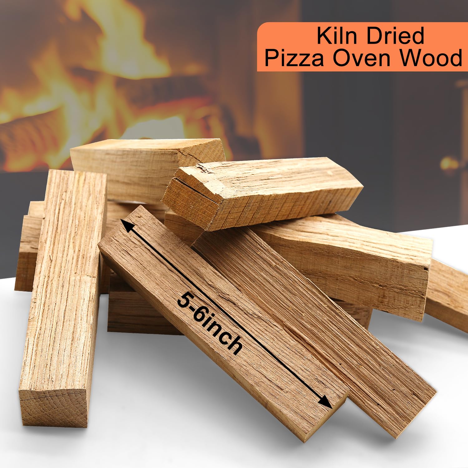VERSAWOOD kiln-dried oak wood boosts reliable heat for outdoor cooking.