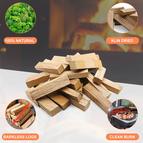 VERSAWOOD oak wood for grills and smokers enhances outdoor cooking with rich aroma.