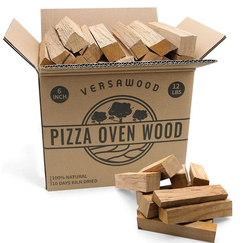 VERSAWOOD pizza-oven-wood 6inch-log for authentic wood-fired flavor.