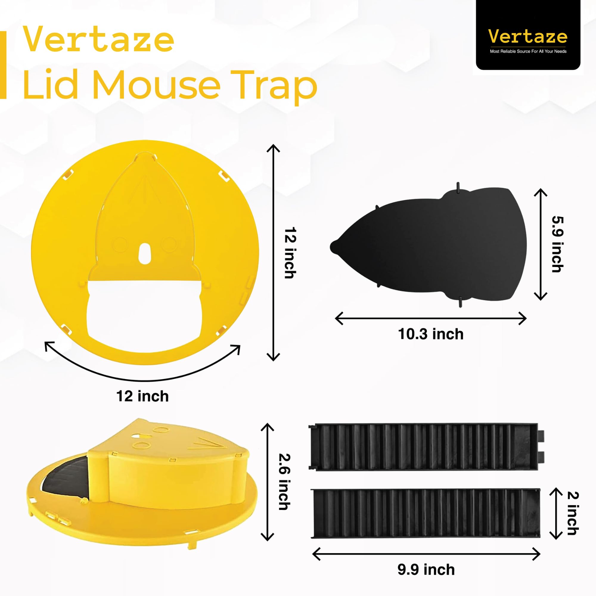 Vertaze ABS material construction delivers durability for long-term use.