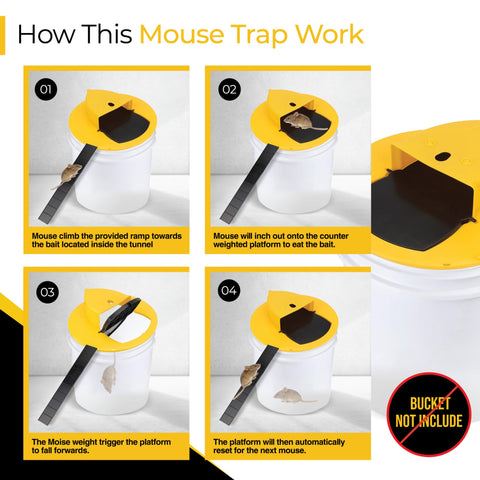 Vertaze reusable indoor-outdoor trap; durable for repeated use.