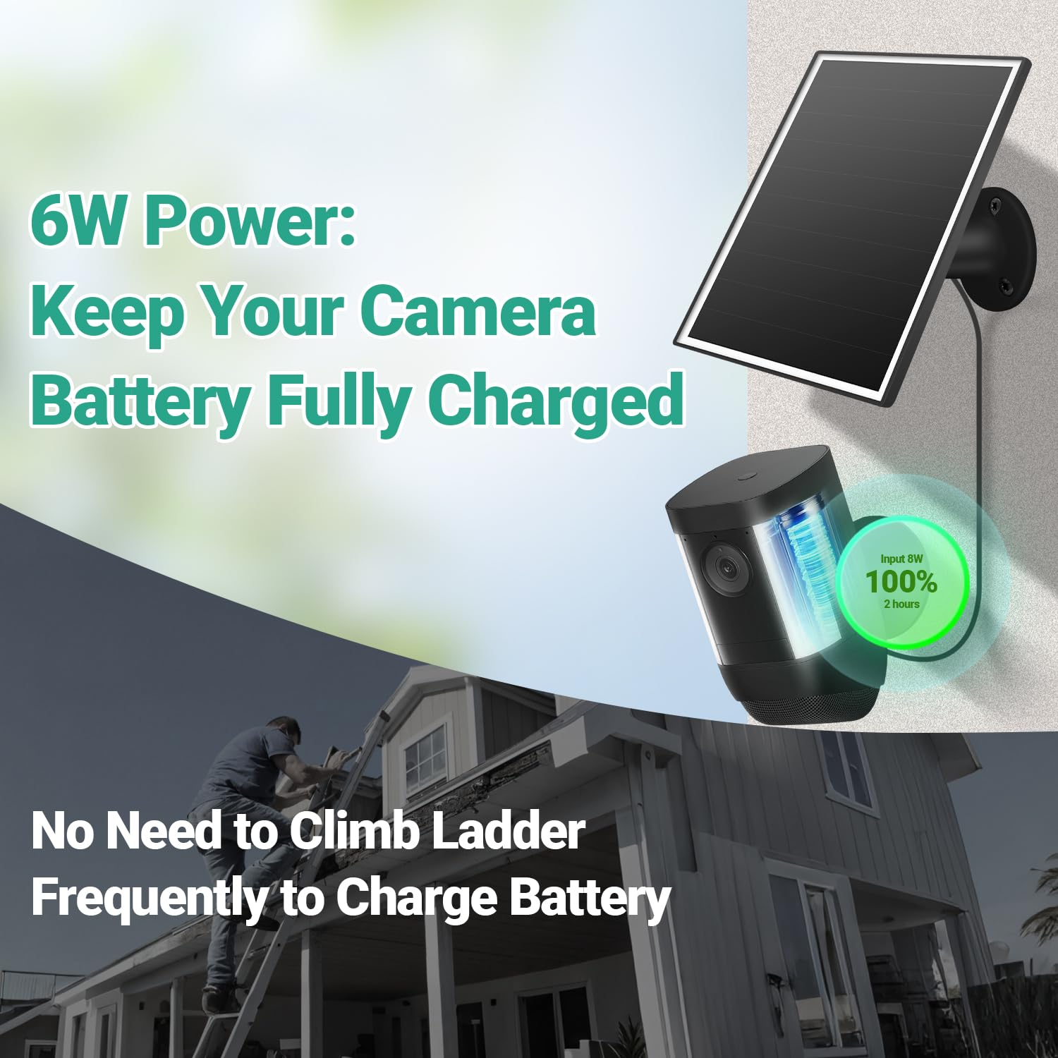 VERVERAY waterproof seal and tempered glass protect against weather while charging.