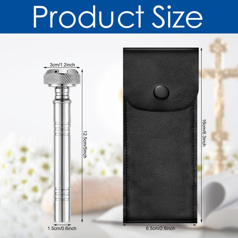 Vesici holy water sprinkler fits palm-size and easy to carry.