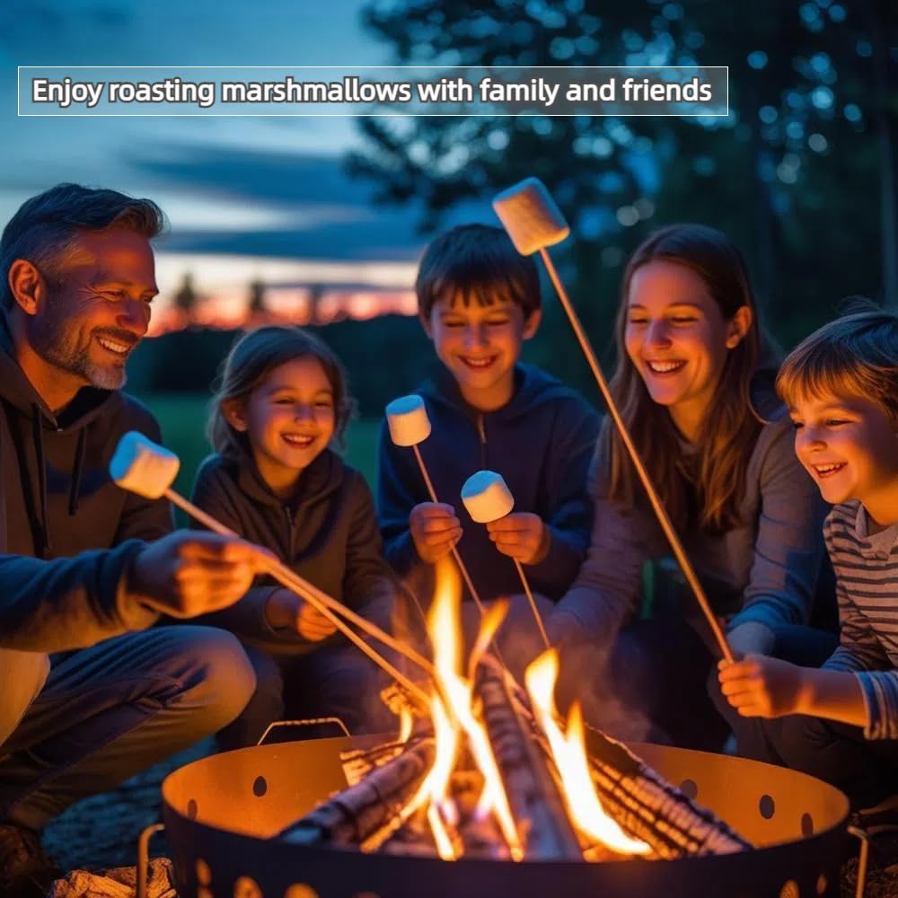 Vesyman bamboo stake campfire skewer ideal for grilling and roasting