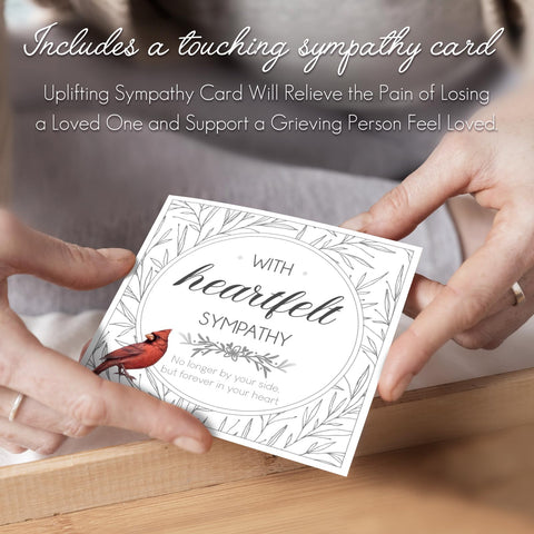 Vetbuosa bereavement gift with quotable inscription for remembrance