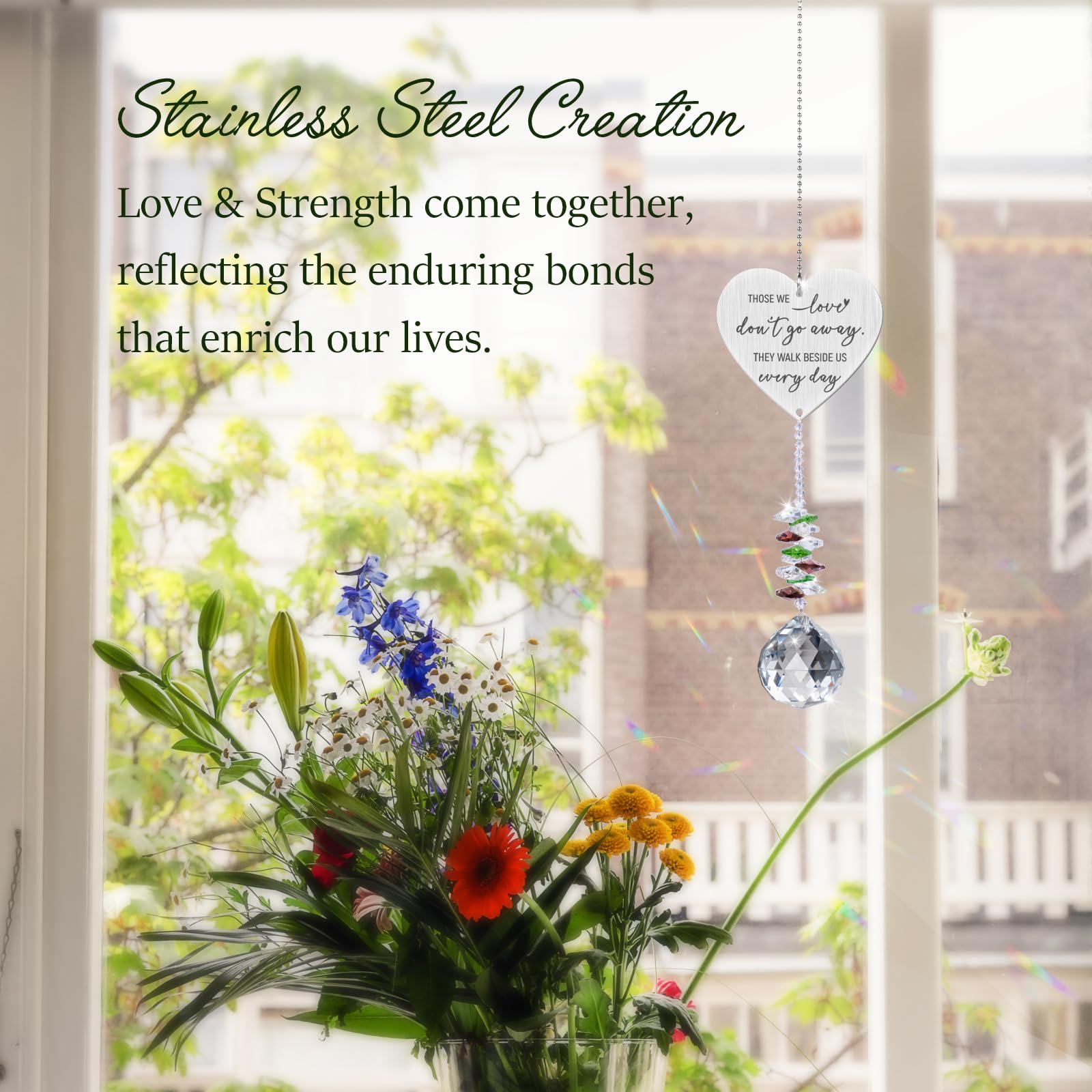 Vetbuosa gift-ready memorial suncatcher ready for gifting