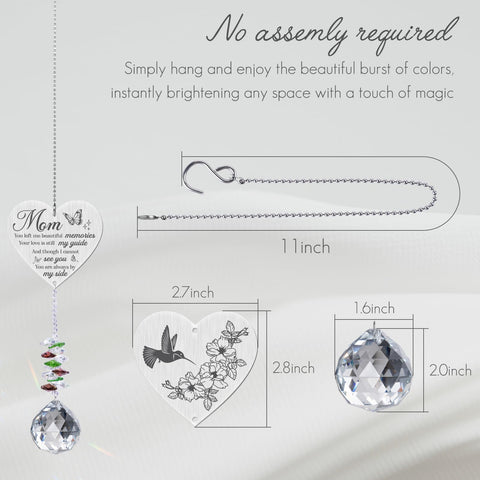 Vetbuosa hanging suncatcher is ready to display with no assembly required