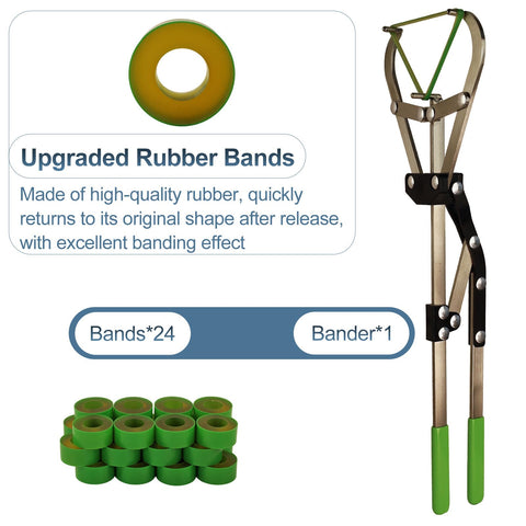 VET.PLUS large bands contour to livestock limbs for secure application.