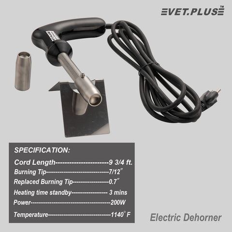 VET.PLUS burning tip 0.71 inch allows wider application.