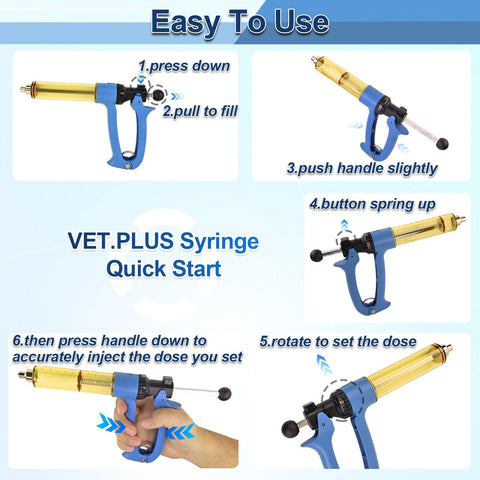 VET.PLUS color-coded knob for quick identification on farm tasks.