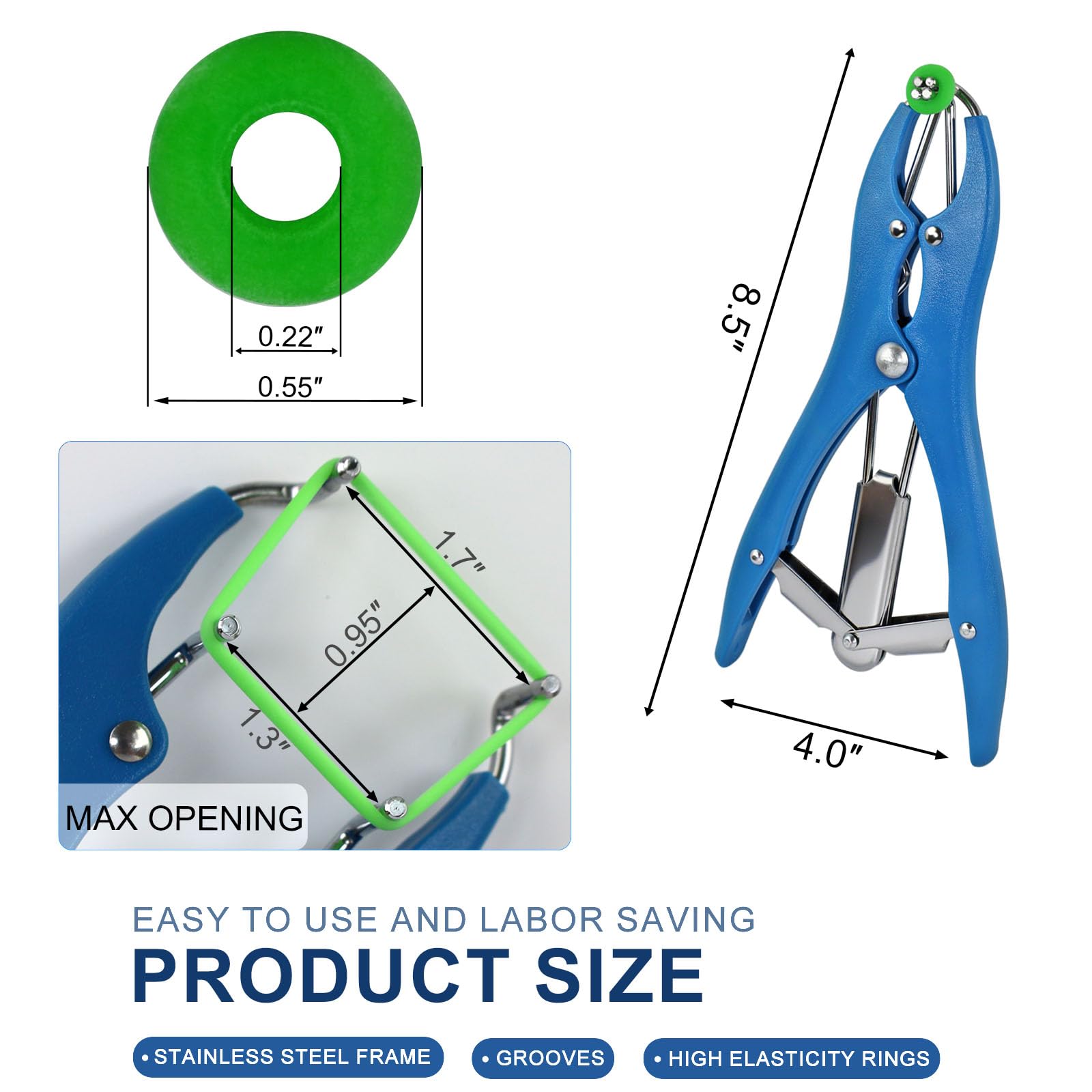 VET.PLUS latex-based band rings close-up showing durable material