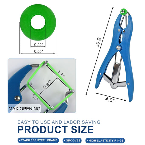 VET.PLUS latex-based band rings close-up showing durable material