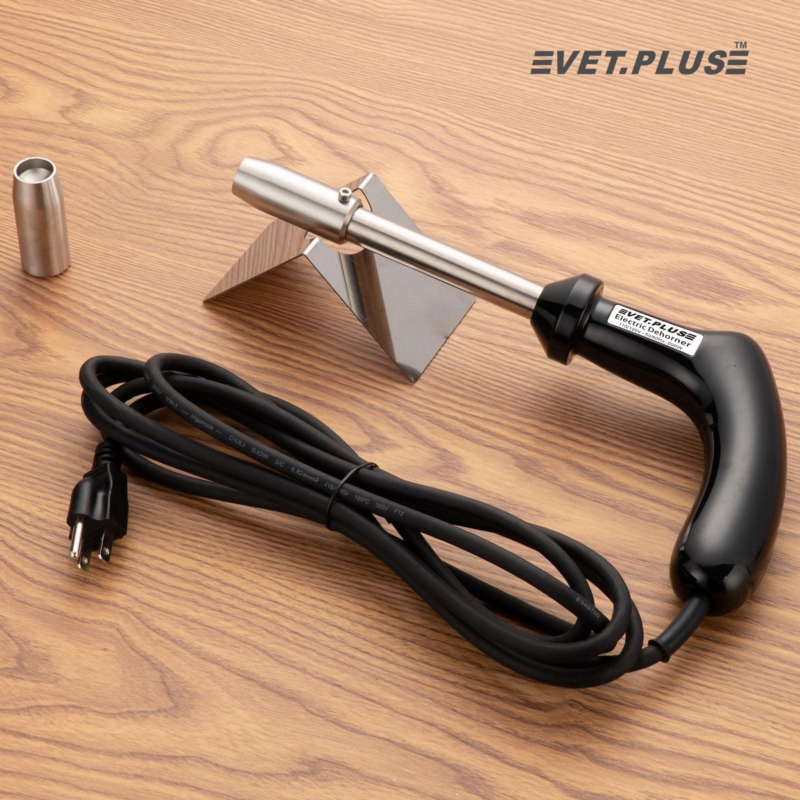VET.PLUS insulated handle protects hands during operation.