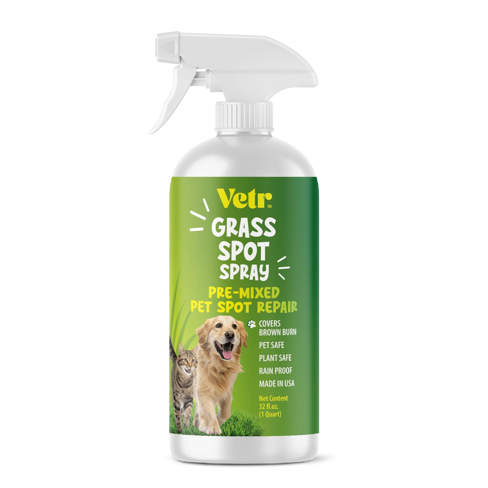 Vetr Dog Repair Grass Paint bottle ready for quick lawn touch-ups.