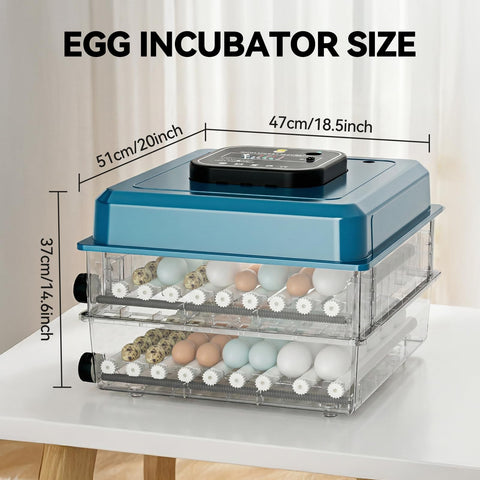 Vevitts incubator auto turning ensures even egg rotation for healthier hatch outcomes.