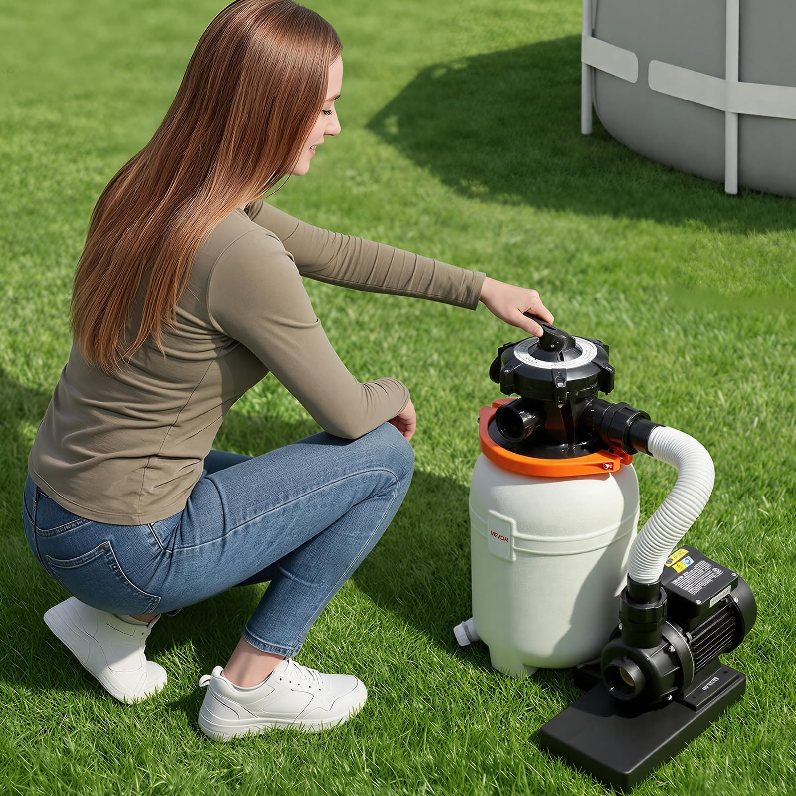 VEVOR easy-installation feature depicts quick assembly and minimal tools