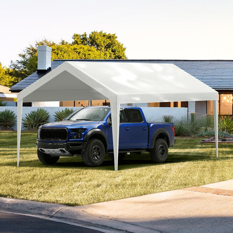VEVOR frame not included; use with your existing carport.