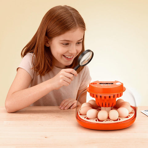 VEVOR 12 Egg Incubator transparent window lets you watch progress