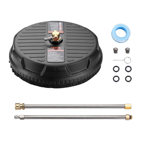 VEVOR 15-inch surface cleaner disk for wide, even coverage on driveways