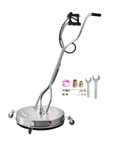 VEVOR 24-inch surface cleaner front view for faster patio cleaning