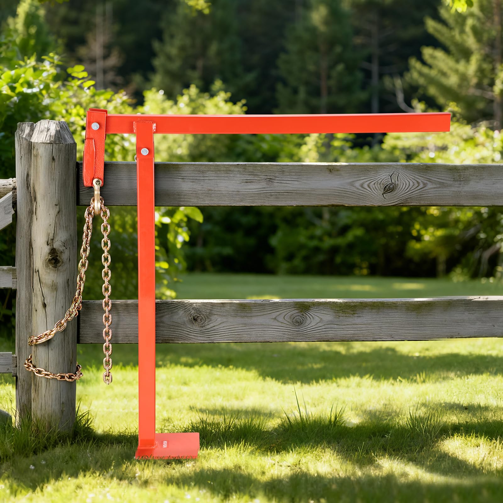 VEVOR vertical design keeps the tool easy to store.