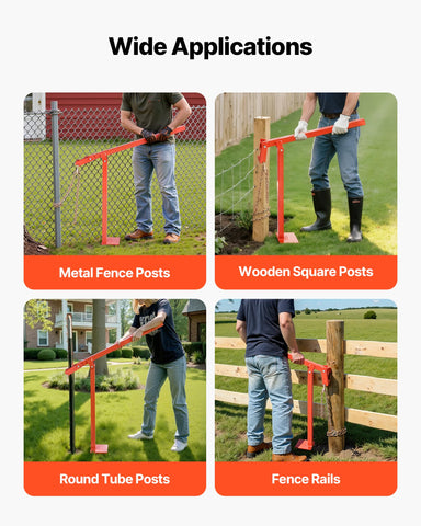 VEVOR rust-resistant coating protects outdoor tool during daily use.