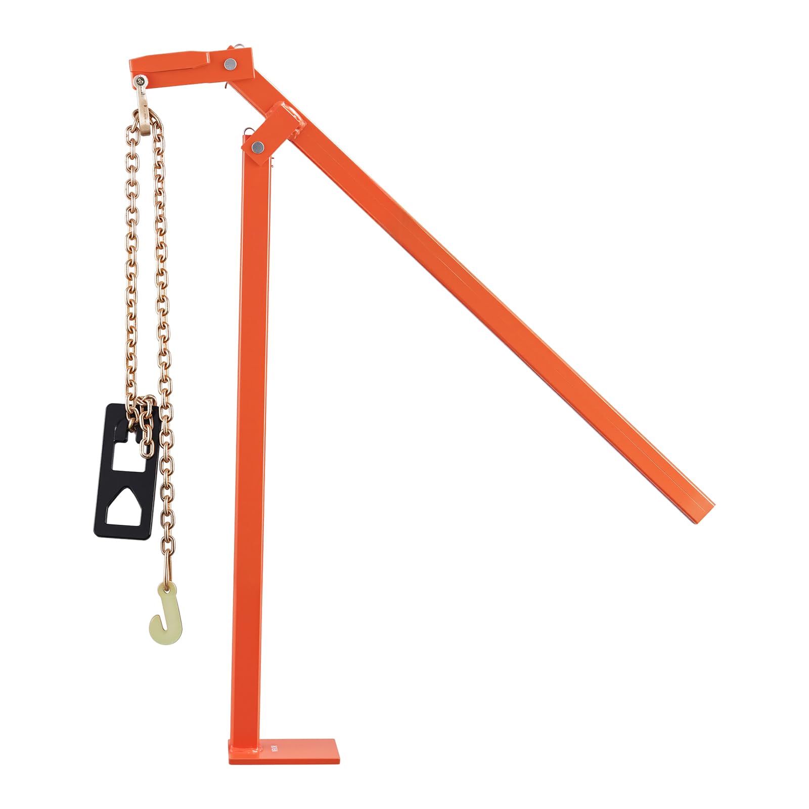 VEVOR 36in T Post Puller base shows sturdy ground contact for secure pulling