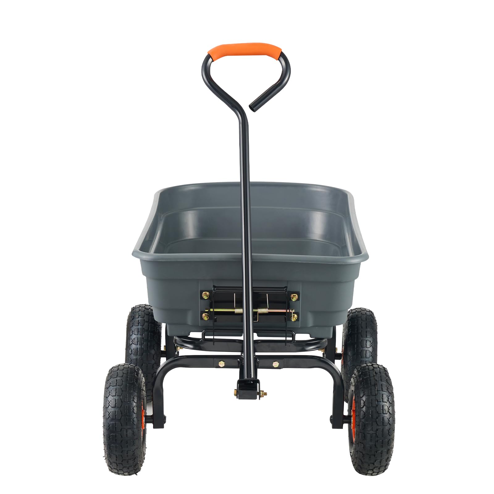 VEVOR 4 cu ft dump cart versatile for gardens and farms