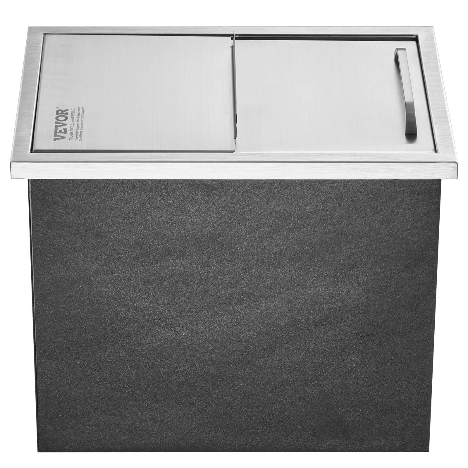 VEVOR 40.9 QT outdoor kitchen ice storage design