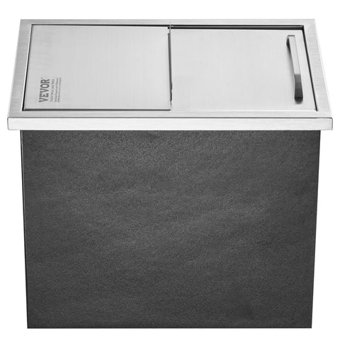 VEVOR 40.9 QT outdoor kitchen ice storage design