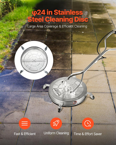 VEVOR 4000-psi stainless steel body showcases durable build