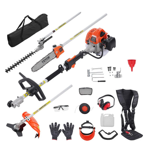 VEVOR 5-in-1 26cc dual-sided hedge trimmer for precise hedge shaping.