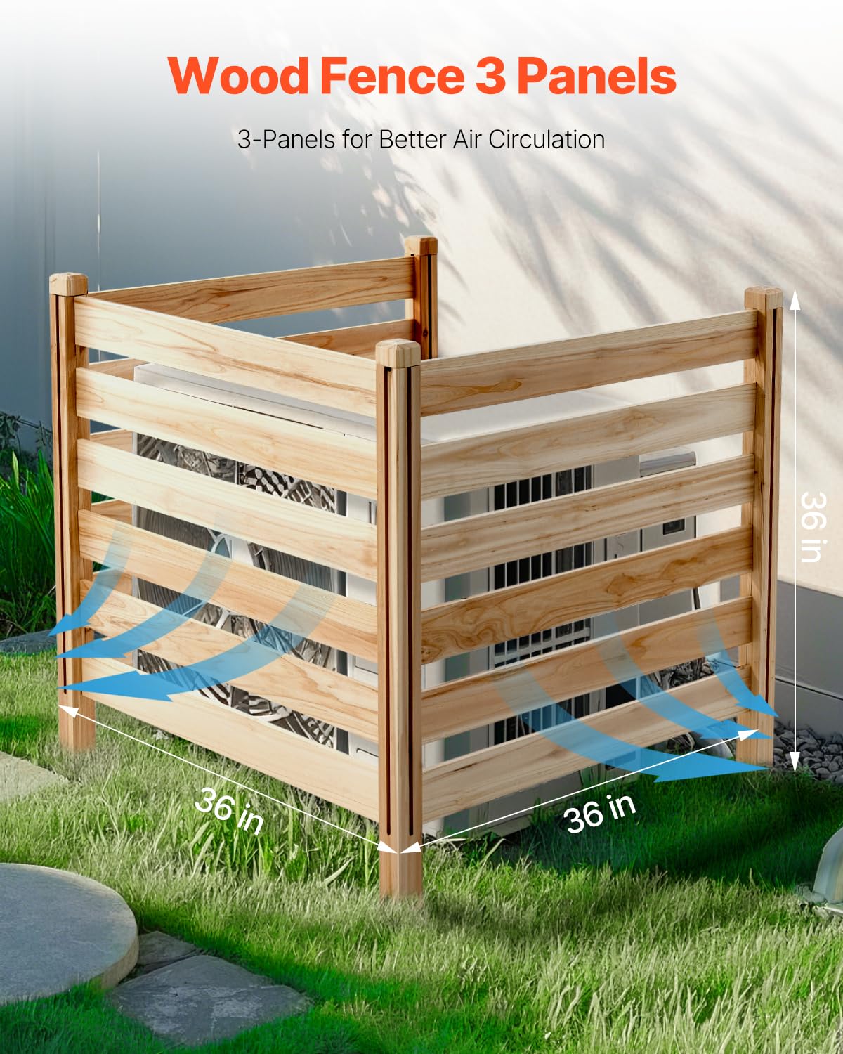 VEVOR ac fence assembly enables quick, tool-free setup without drilling