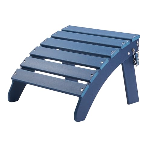 VEVOR Adirondack ottoman matches Adirondack chairs for cohesive outdoor furniture.