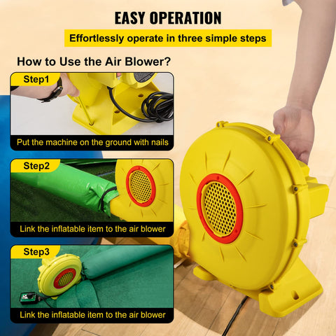 VEVOR quiet operation at 60dB for indoor use