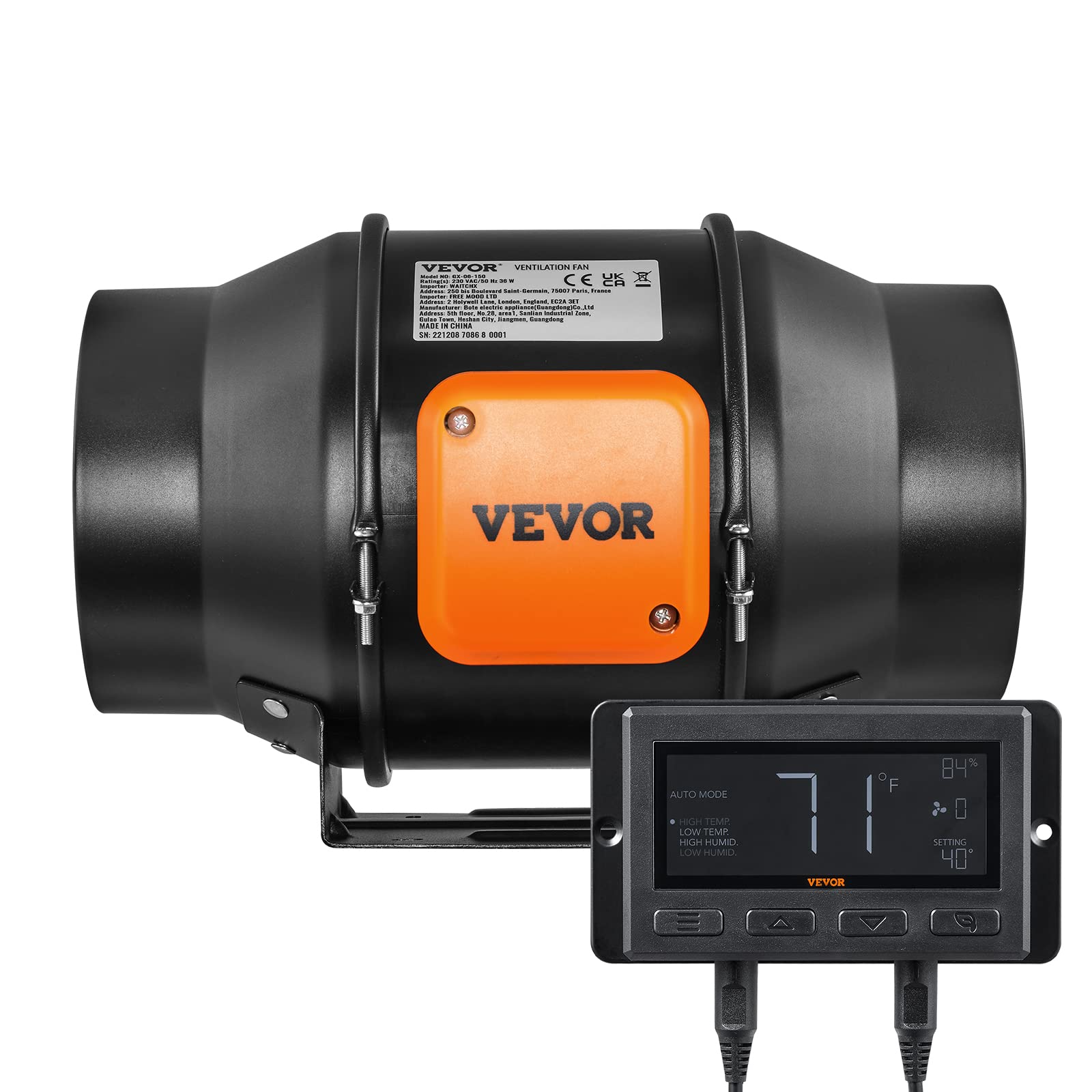 VEVOR air exhaust in action cooling electronics and spaces
