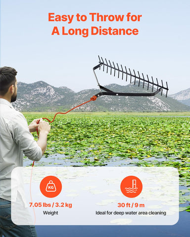 VEVOR high-strength iron construction withstands frequent water use.