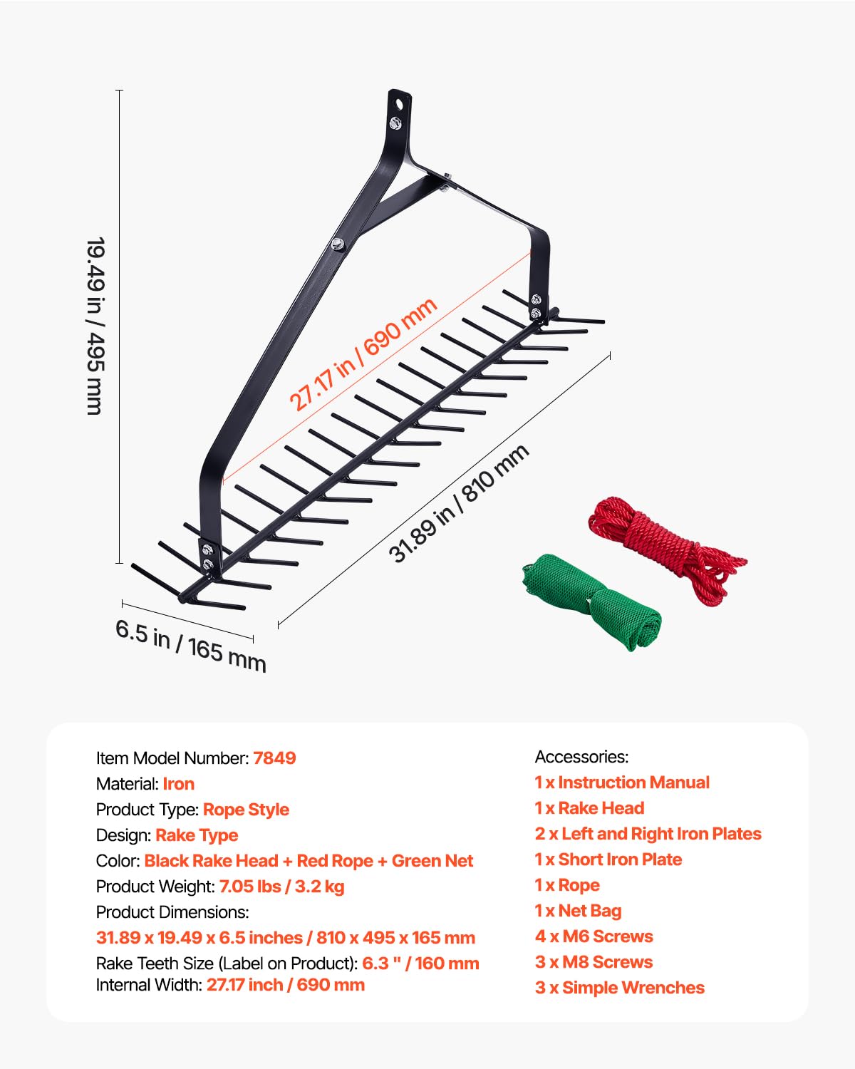 No assembly required; ready to use with rope.