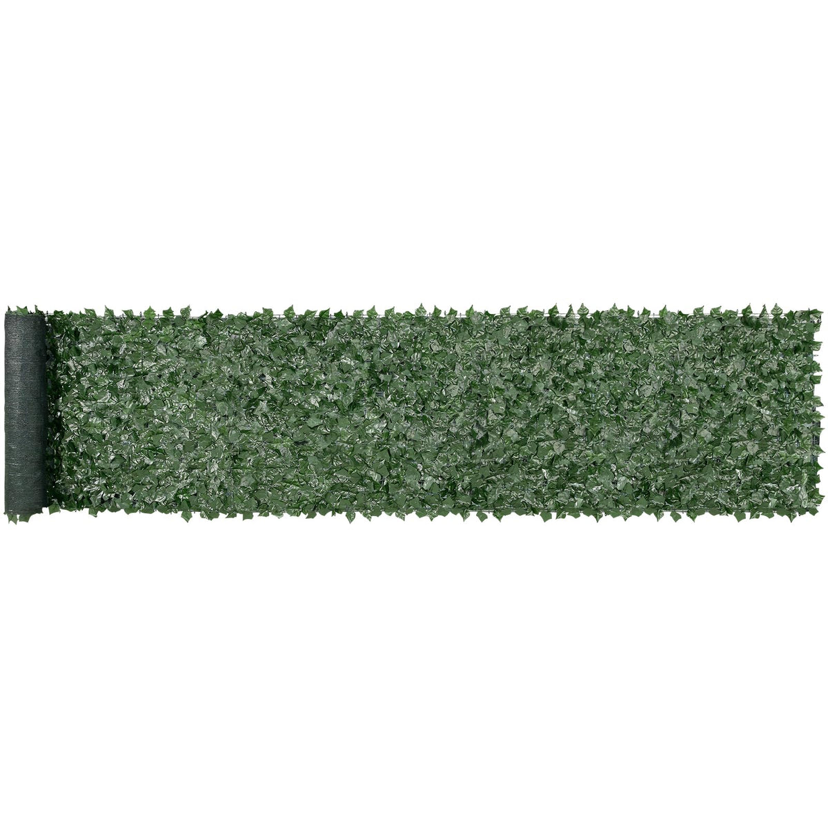 VEVOR artificial ivy fence close-up of lifelike leaves for privacy and greenery.