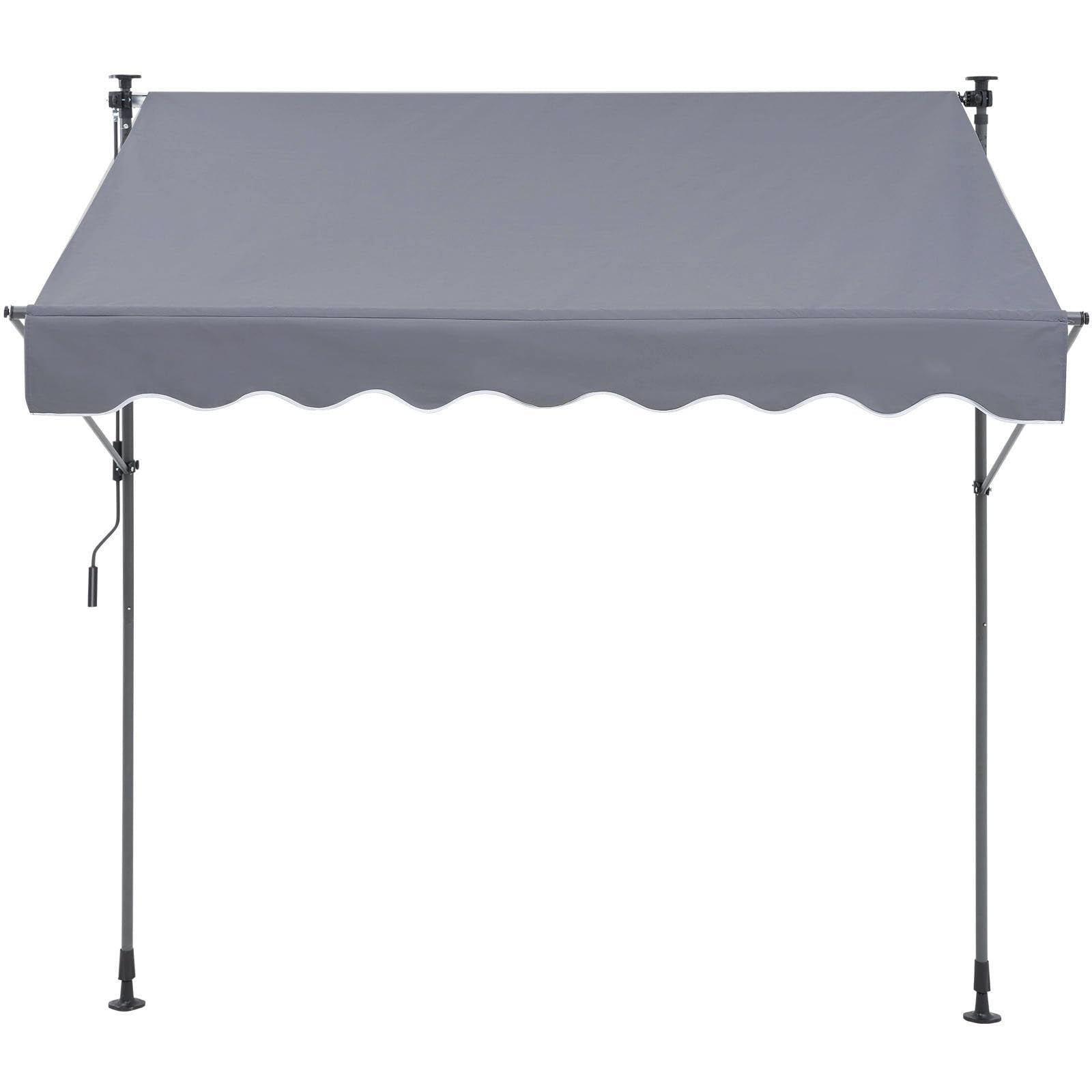 VEVOR awning offers UV80+ sun protection for outdoor space