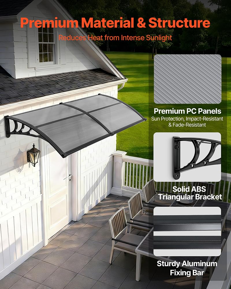VEVOR ABS brackets provide strong support for outdoor use